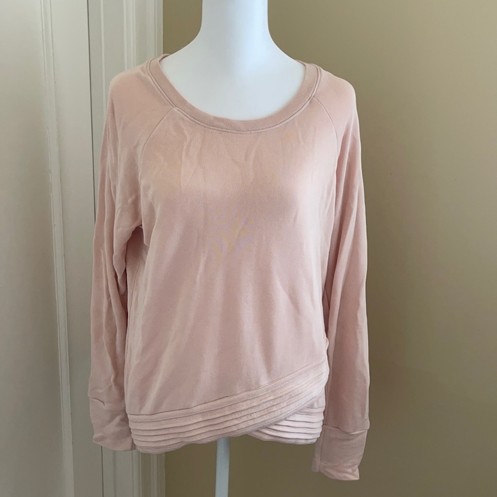 Athleta Size S Ballet Slipper pink Sweatshirt